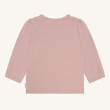 Hust and Claire Long-Sleeved T-Shirt HCAlma Horse Cotton Blend - Sugar Adobe Rose