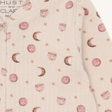Hust and Claire Sleepsuit HCMich Moon Cotton Blend - Gray Morn French Oak
