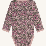 Hust and Claire Long-Sleeved Body HCBaloo Floral Wool Bamboo Blend - Adobe Rose Off White