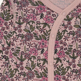 Hust and Claire Sleepsuit HCManu Floral Wool Bamboo Blend - Adobe Rose Off White