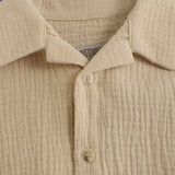 HUTTELIHUT Muslin Shirt Cotton - Brown Irish Cream