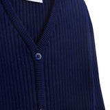 Danamade DMILOU Long Sleeves Ribbed Cardigan - Navy