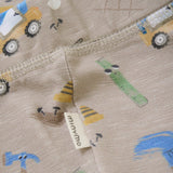 MINYMO Jersey Pants Organic Cotton Blend - Brown Pure Cashmere