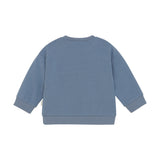MINYMO Long-Sleeved Sweatshirt Viscose Cotton Blend - Grey Flint Stone
