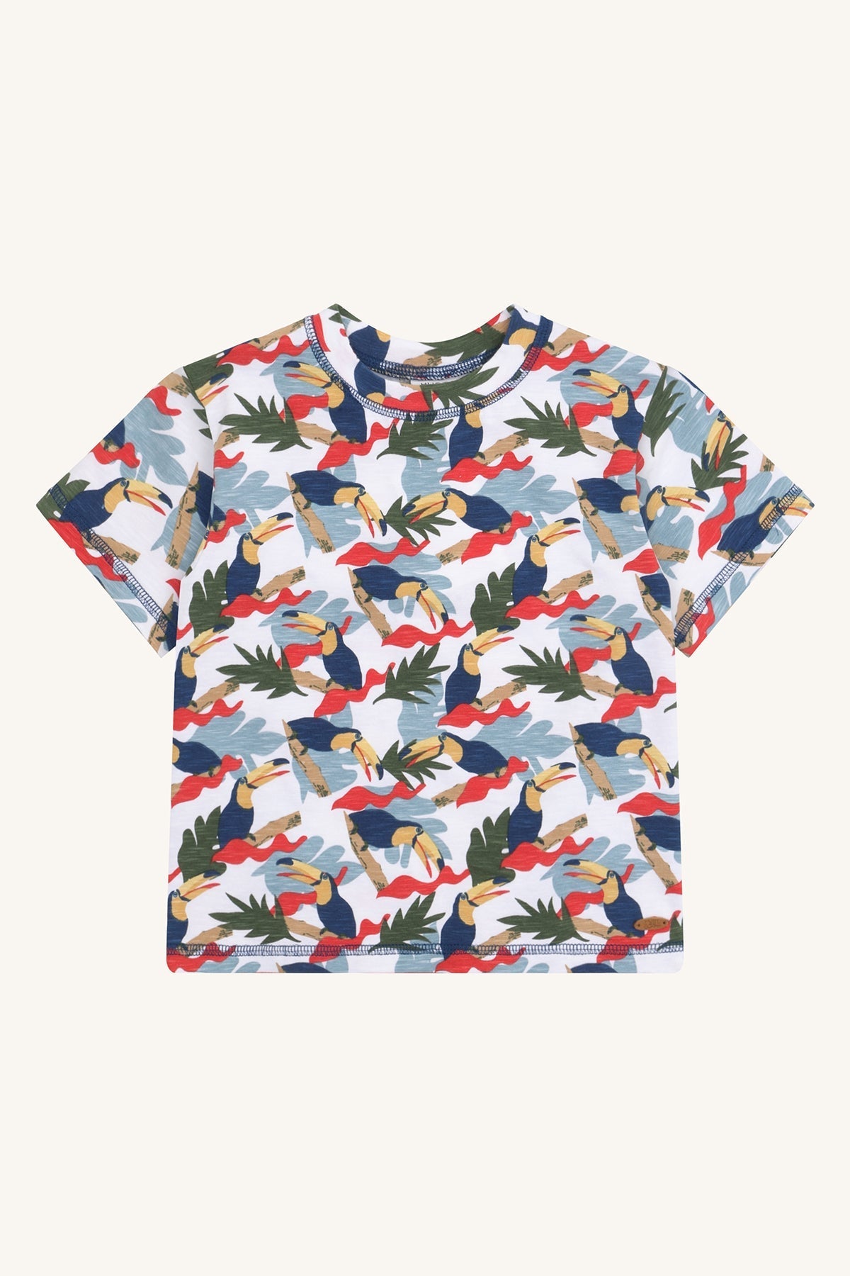 🎁 Hust and Claire T-shirt HCArthur Slub jersey Tucan