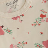 CELAVI Long-Sleeved Jersey Body Viscose Cotton Blend - Powder Pink