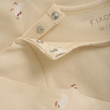 FIXONI Long-Sleeved Jersey Body Organic Cotton Blend - Sand Biscotti