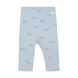 FIXONI Jersey Leggings Organic Cotton Blend - Blue Fog