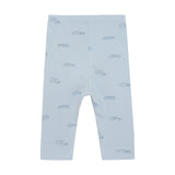 FIXONI Jersey Leggings Organic Cotton Blend - Blue Fog