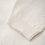FIXONI Knitted Pants Organic Cotton - Sand Eggnog