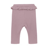 FIXONI Ribbed Leggings Cotton Blend - Purple Elderberry