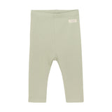 FIXONI Ribbed Leggings Cotton Blend - Grey Desert Sage
