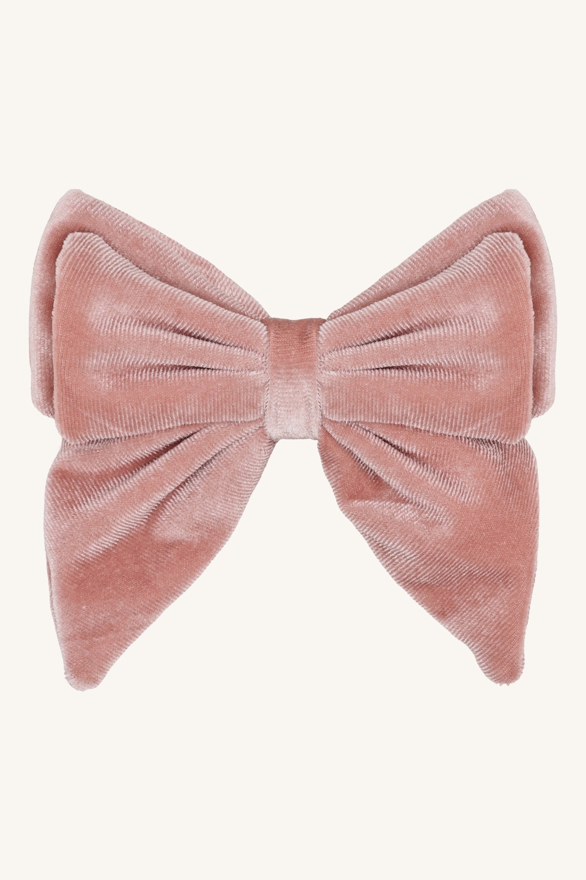 Hust and Claire Velour Hair Bow HCFarhin Polyester - Adobe Rose Atmosphere