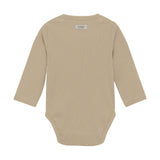 HUTTELIHUT Ribbed Long-Sleeved Body Cotton Blend - Brown Irish Cream