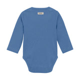 HUTTELIHUT Ribbed Long-Sleeved Body Cotton Blend - Blue Quiet Harbor