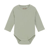 HUTTELIHUT Ribbed Long-Sleeved Body Cotton Blend - Grey Desert Sage