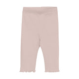 HUTTELIHUT Ribbed Leggings Cotton Blend - Sepia Rose