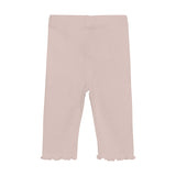 HUTTELIHUT Ribbed Leggings Cotton Blend - Sepia Rose
