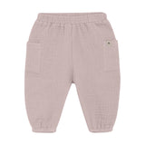 HUTTELIHUT Muslin Pants Cotton - Purple Cloud Gray