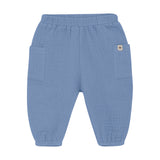 HUTTELIHUT Muslin Pants Cotton - Blue Quiet Harbor