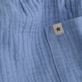 HUTTELIHUT Muslin Pants Cotton - Blue Quiet Harbor