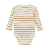 FIXONI Striped Long-Sleeved Body Cotton - Brown Sesame