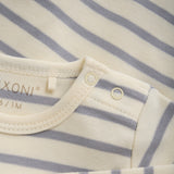 FIXONI Striped Long-Sleeved Body Cotton - Blue Weathervane