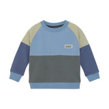 COLORKIDS Sweatshirt Organic Cotton Blend - Blue Faded Denim