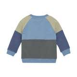 COLORKIDS Sweatshirt Organic Cotton Blend - Blue Faded Denim