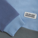 COLORKIDS Sweatshirt Organic Cotton Blend - Blue Faded Denim