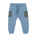 COLORKIDS Sweat Pants Organic Cotton Blend - Blue Faded Denim