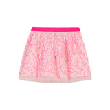 Danamade DHADIA Girls Butterfly Sequined Tutu Skirt - Neon Pink