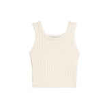 Danamade DYAEL Sleeveless Ribbed Top - Ivory for MOM