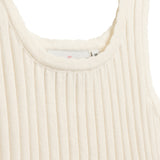 Danamade DYAEL Sleeveless Ribbed Top - Ivory for MOM