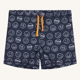 Hust and Claire Swim Shorts HCHaki Blues Drawstring Smiley